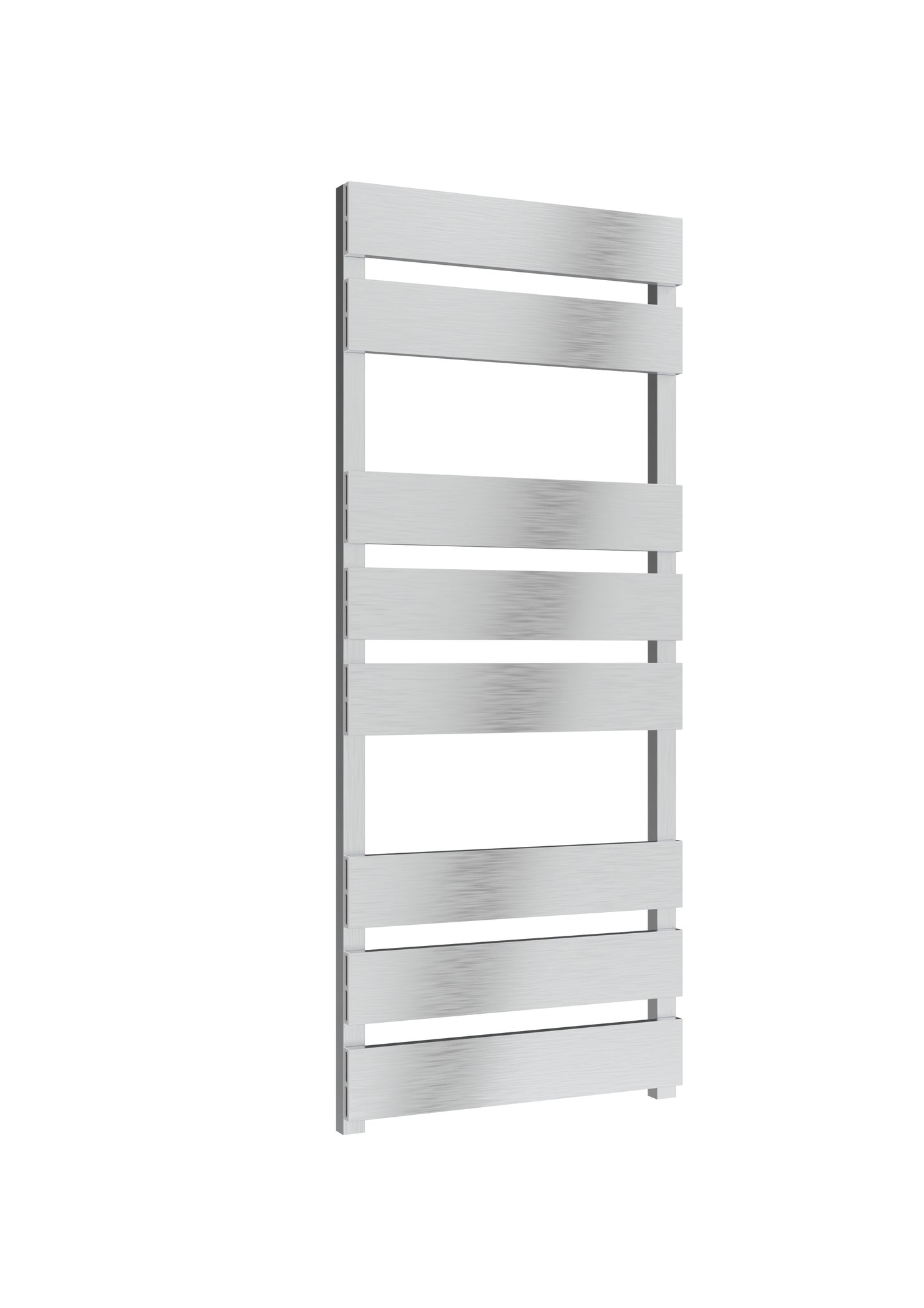 Fermo Electric Aluminium Heated Towel Rail - Brushed Satin - Various Sizes