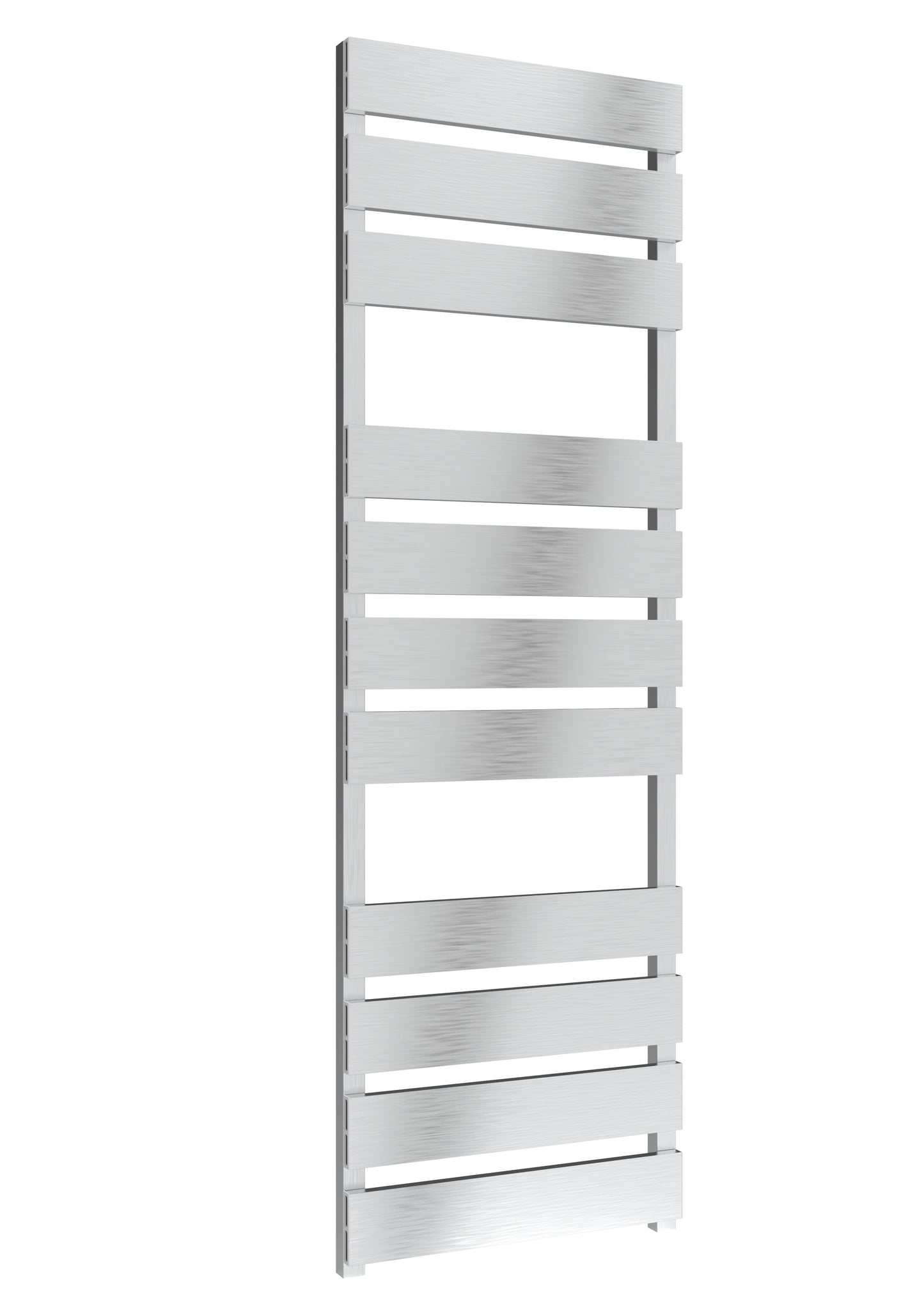 Fermo Electric Aluminium Heated Towel Rail - Brushed Satin - Various Sizes