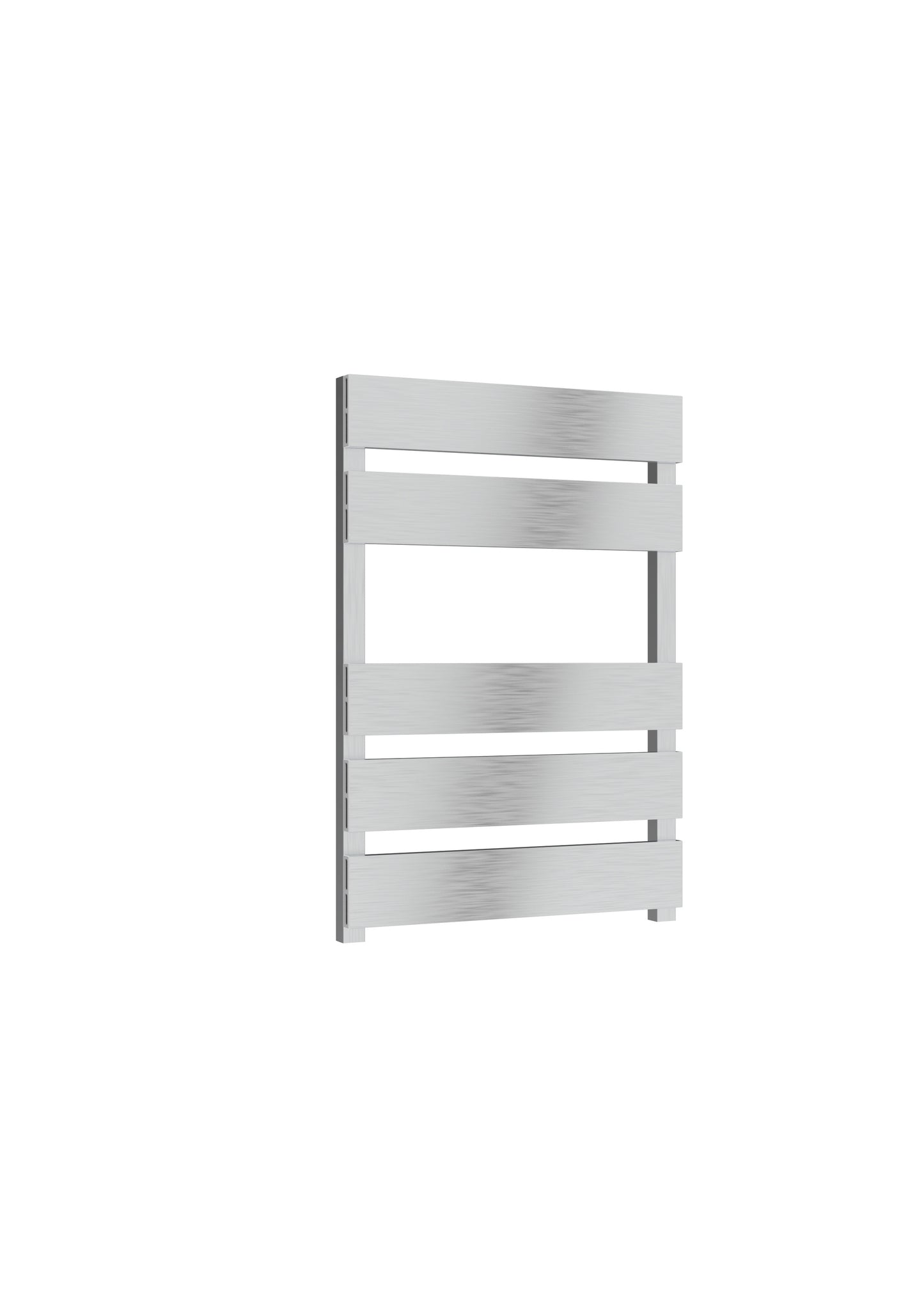 Fermo Dual Fuel Aluminium Heated Towel Rail - Brushed Satin - Various Sizes