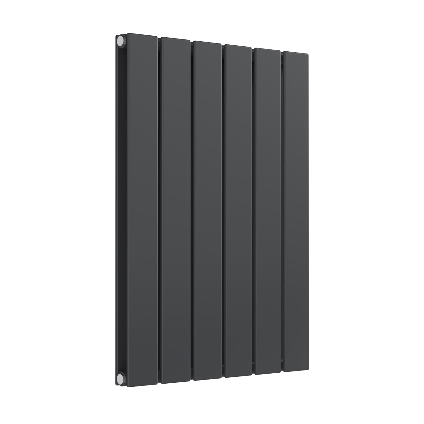 Flat Horizontal Double Radiator - 600mm Tall - Anthracite - Various Sizes