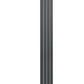 Flat Vertical Single Radiator - Various Sizes - Anthracite