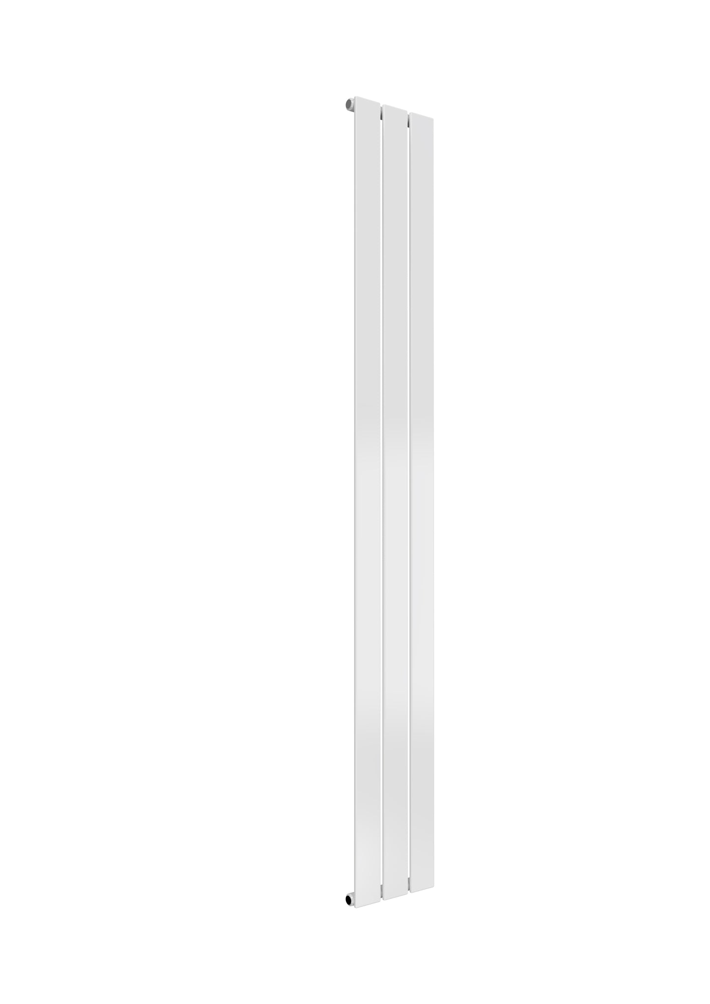 Flat Vertical Single Radiator - Various Sizes - White