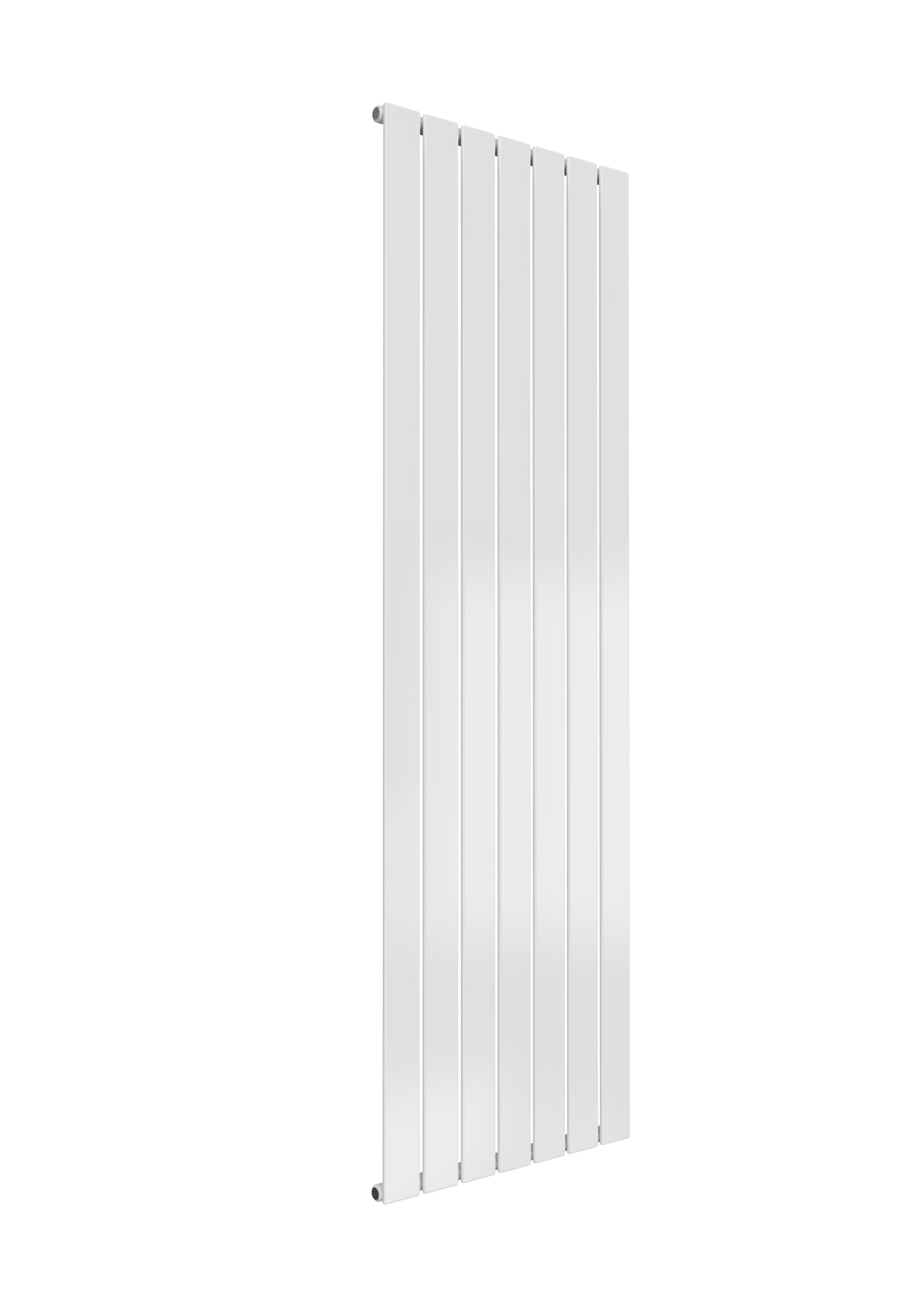 Flat Vertical Single Radiator - Various Sizes - White