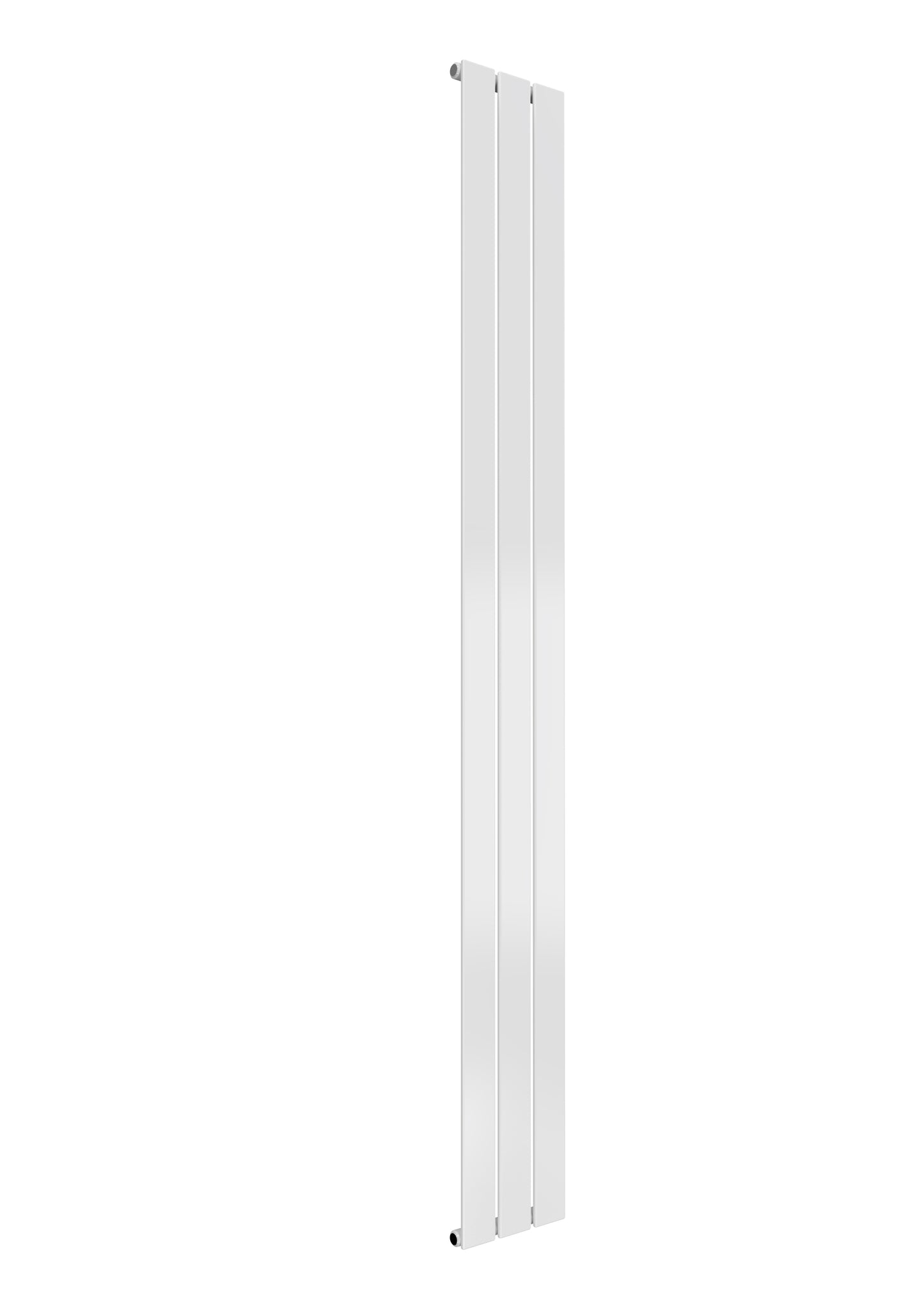 Flat Vertical Single Radiator - Various Sizes - White