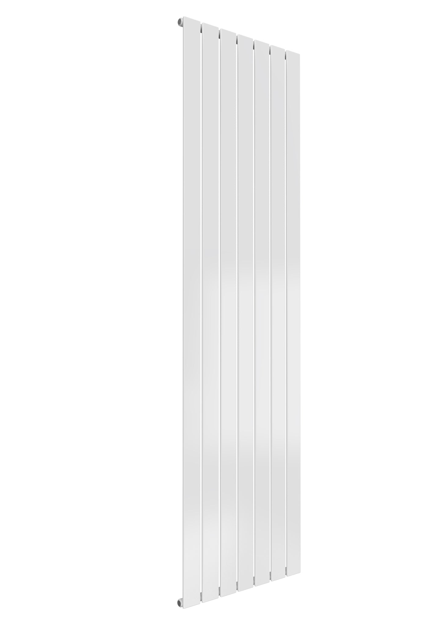 Flat Vertical Single Radiator - Various Sizes - White