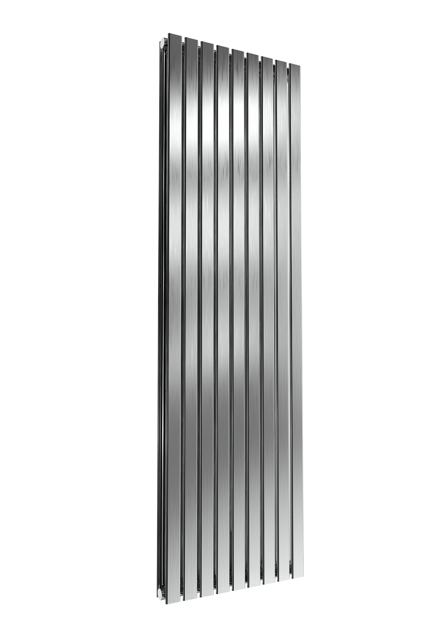 Flox Vertical Double Radiator - 1800mm Tall - Satin Finish - Various Sizes