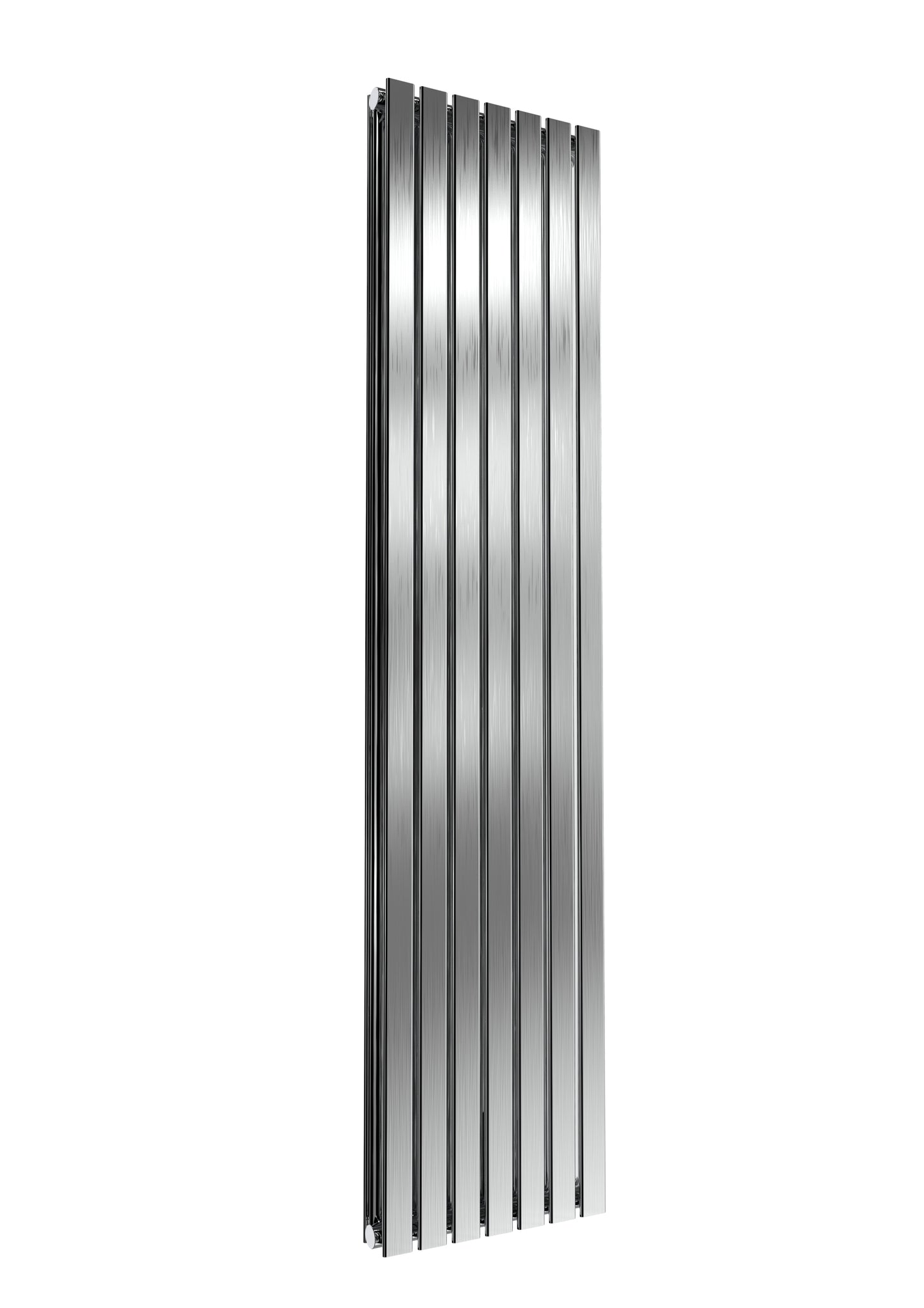 Flox Vertical Double Radiator - 1800mm Tall - Satin Finish - Various Sizes