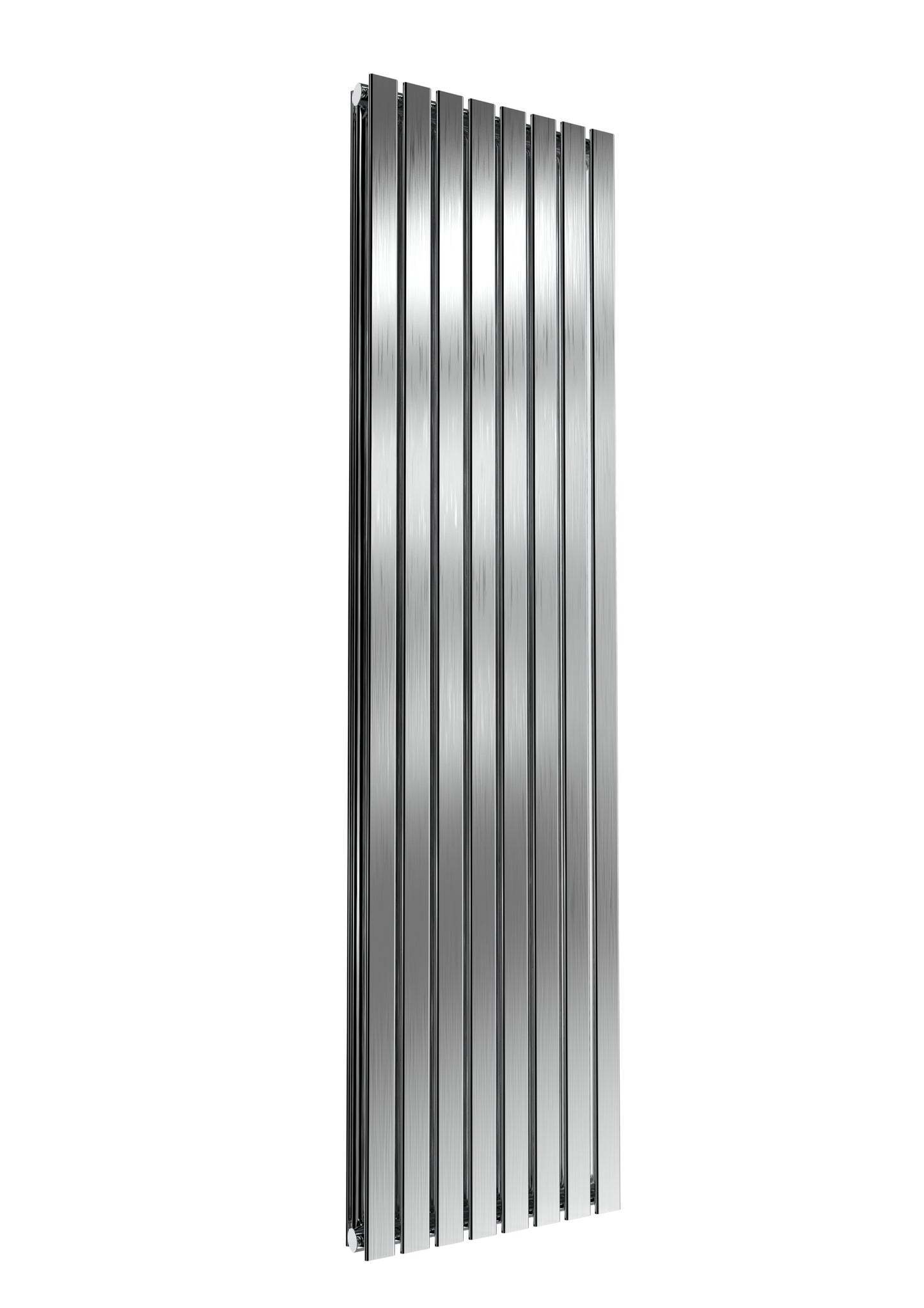 Flox Vertical Double Radiator - 1800mm Tall - Satin Finish - Various Sizes