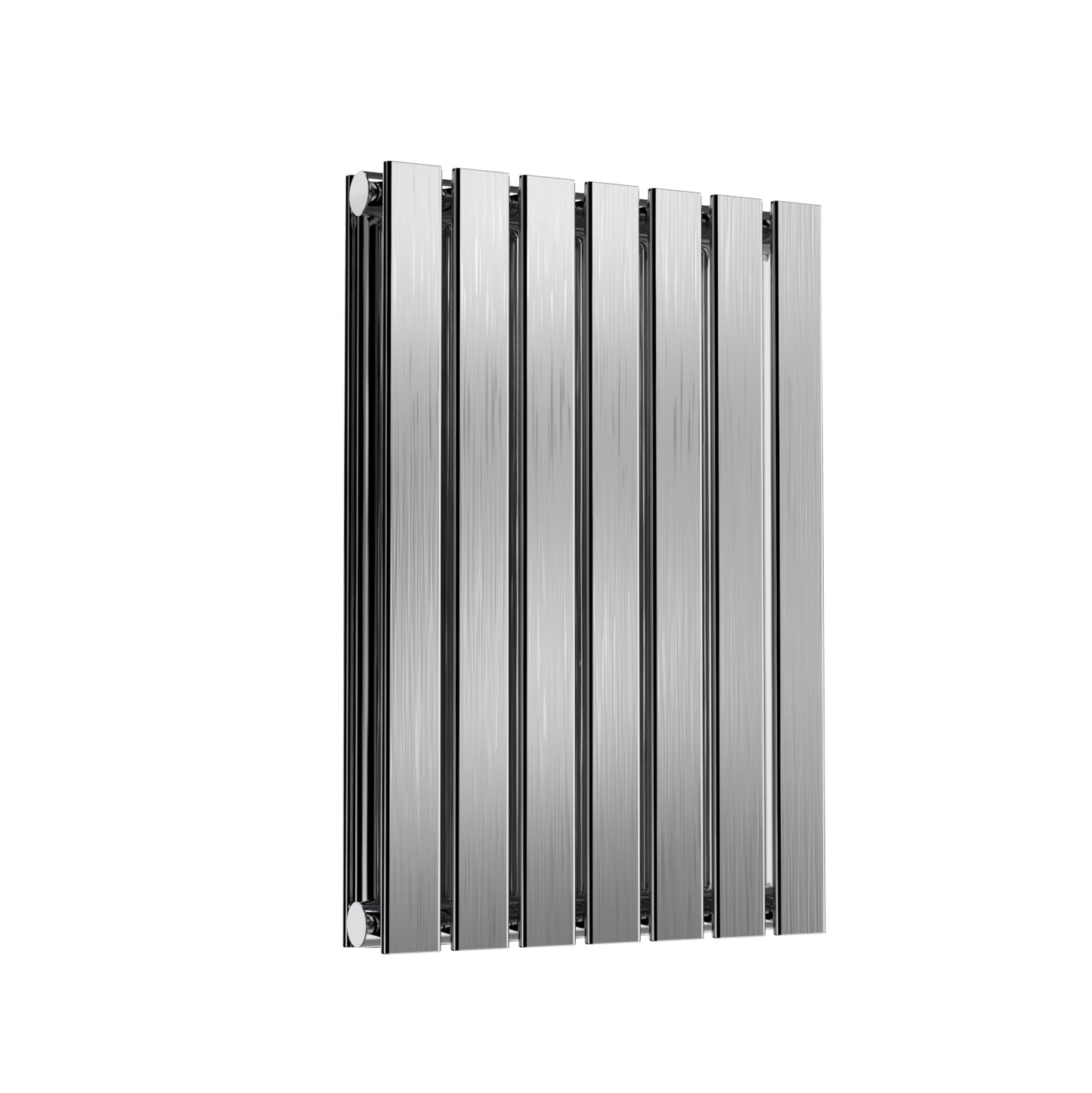 Flox Horizontal Double Radiator - 600mm Tall - Satin Finish - Various Sizes