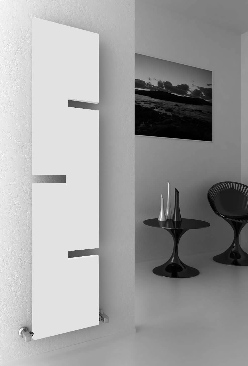 Fiore Vertical Designer Radiator - 1790mm Tall - White - Various Sizes