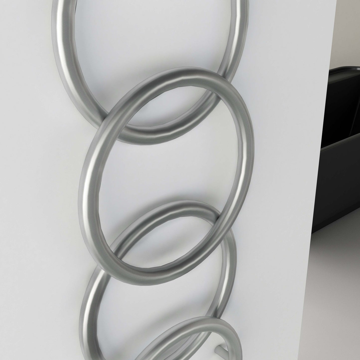 Halo Stainless Steel Heated Towel Rail - Various Colours + Sizes