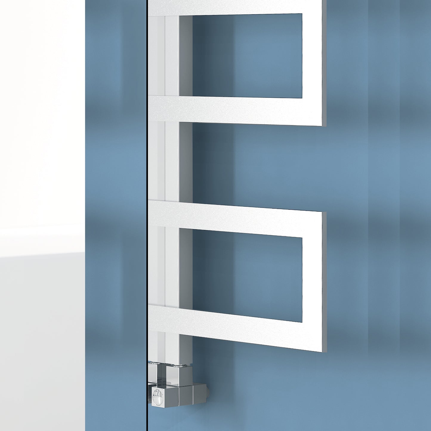 Ibiza Stainless Steel Heated Towel Rail - Various Colours + Sizes