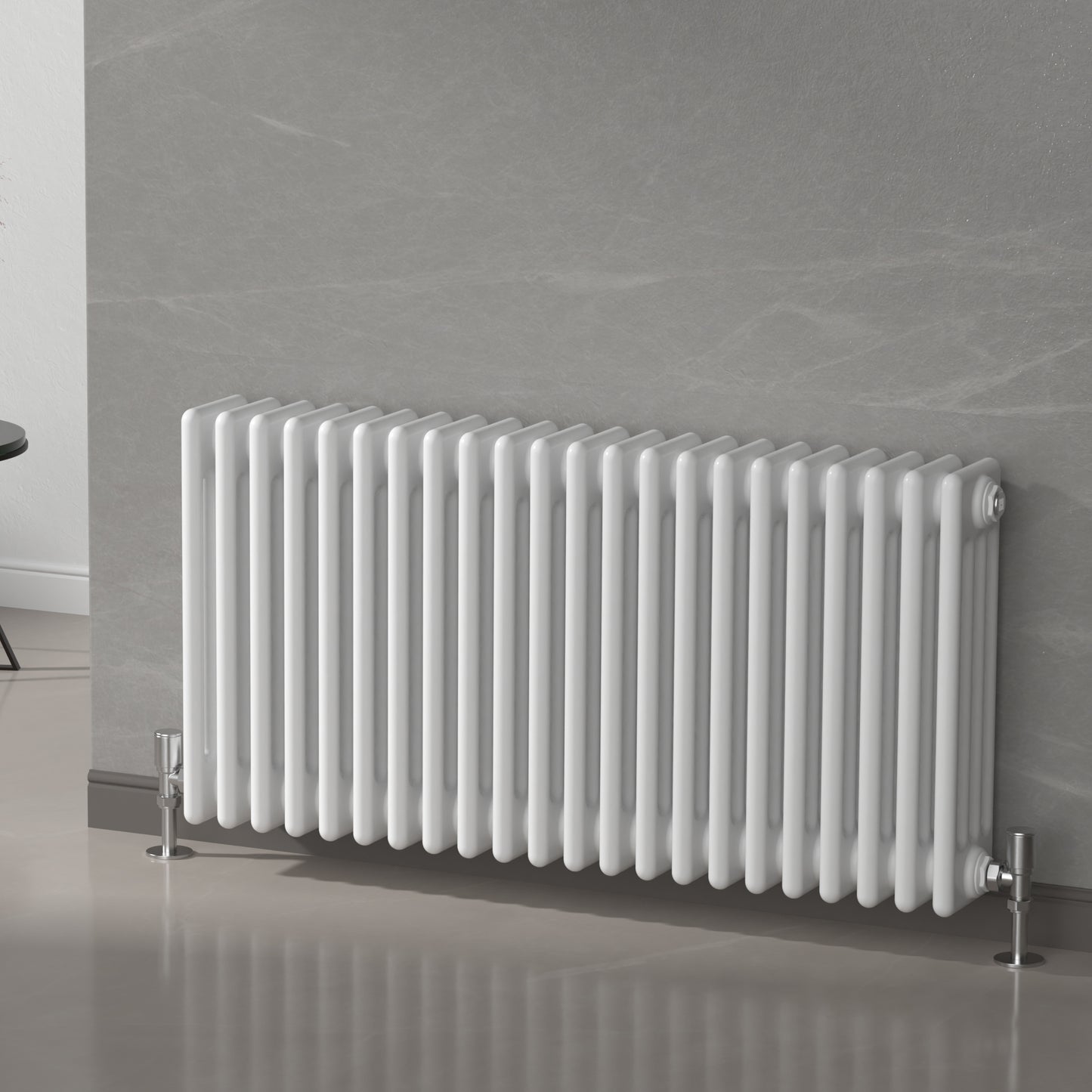 Kolom Horizontal Four Column Radiator - Various Sizes - White
