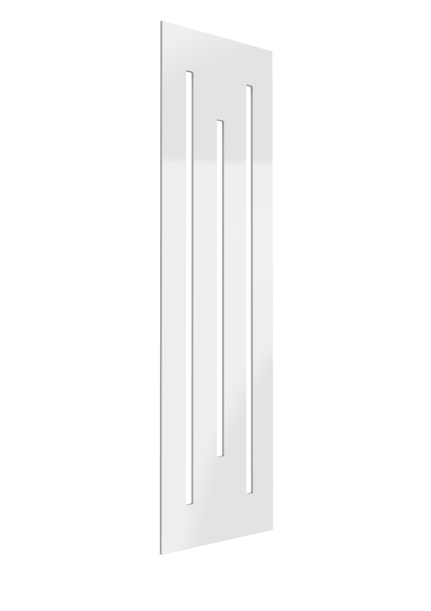 Line Vertical Designer Radiator - 1800mm x 490mm - White