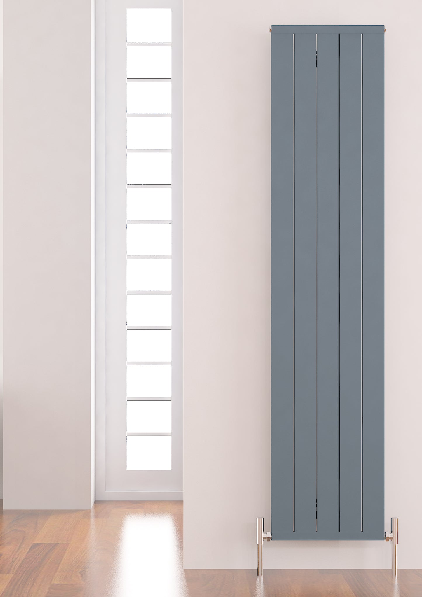 Mack Vertical Aluminium Radiator - 1800mm Tall - Various Colours + Sizes