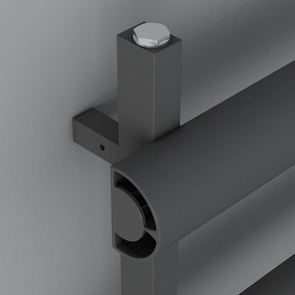 Moon Aluminium Heated Towel Rail - Various Colours + Sizes