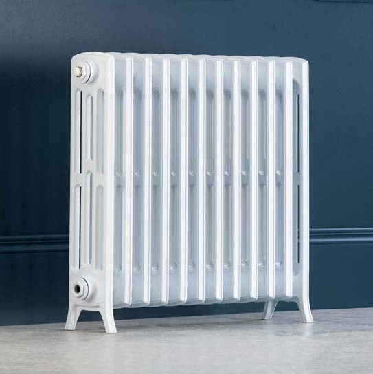 Edwardian 4 Column Cast Aluminium Radiator - 650 Tall - Various Colours - Various Sizes