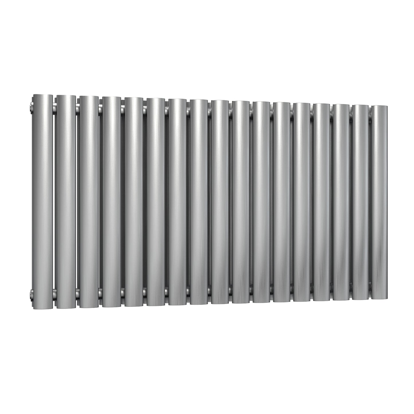 Nerox Horizontal Double Radiator - 600mm Tall - Satin Finish - Various Sizes