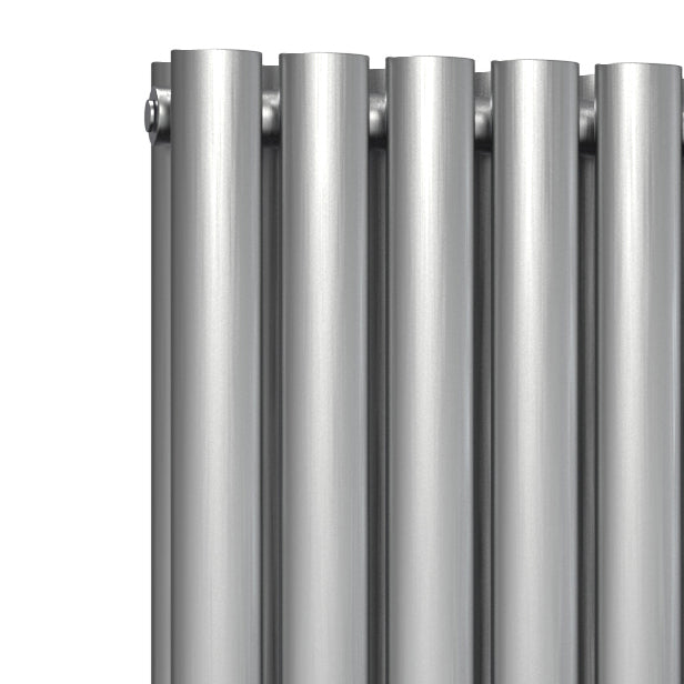 Nerox Horizontal Double Radiator - 600mm Tall - Satin Finish - Various Sizes