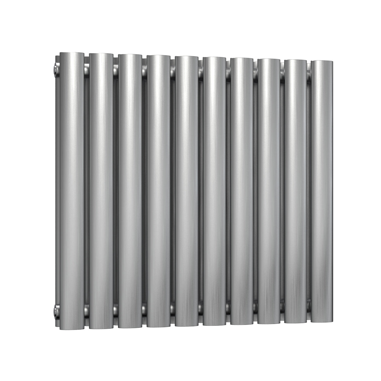 Nerox Horizontal Double Radiator - 600mm Tall - Satin Finish - Various Sizes