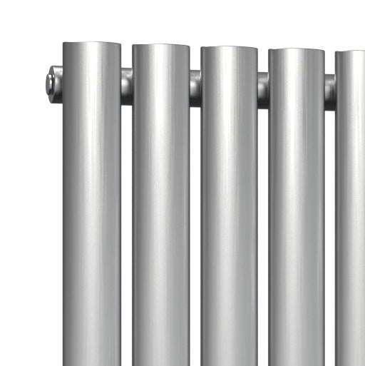 Nerox Horizontal Single Radiator - 600mm Tall - Satin Finish - Various Sizes