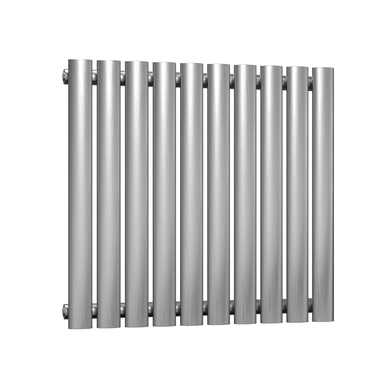 Nerox Horizontal Single Radiator - 600mm Tall - Satin Finish - Various Sizes