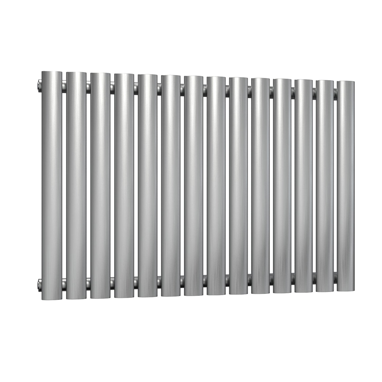 Nerox Horizontal Single Radiator - 600mm Tall - Satin Finish - Various Sizes