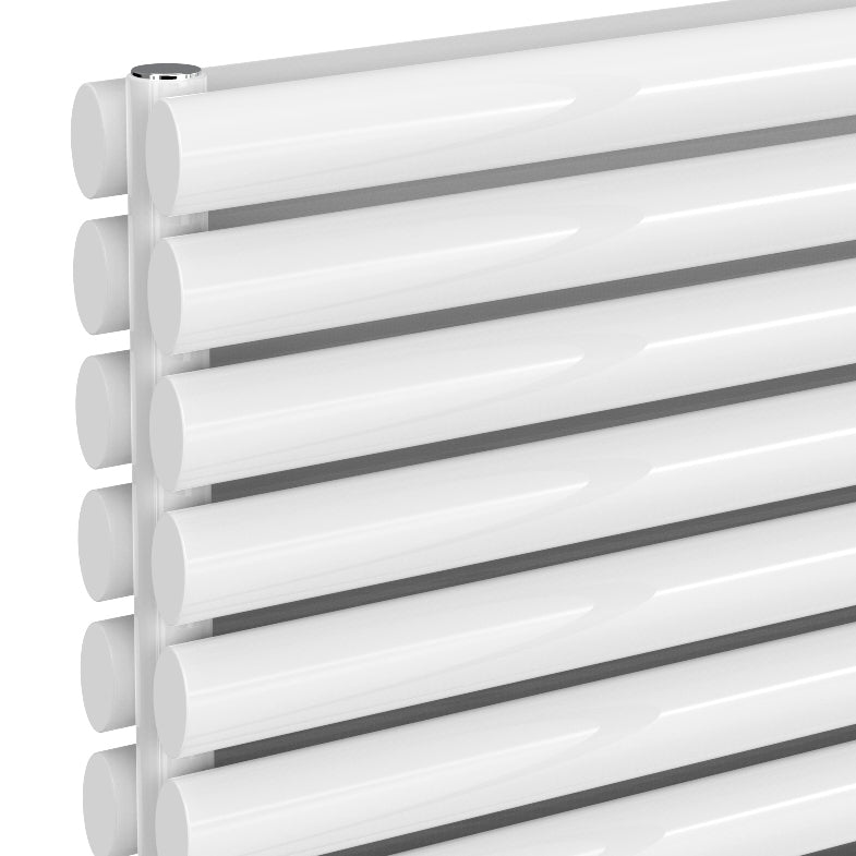 Nevah Horizontal Double Radiator - Various Sizes - White