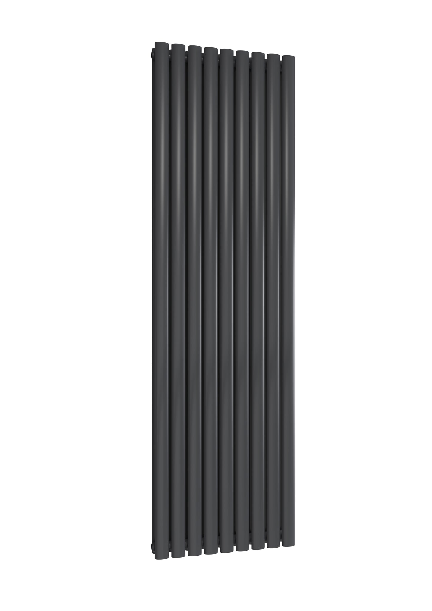 Neval Vertical Double Aluminium Radiator - 1800mm Tall - Anthracite - Various Sizes