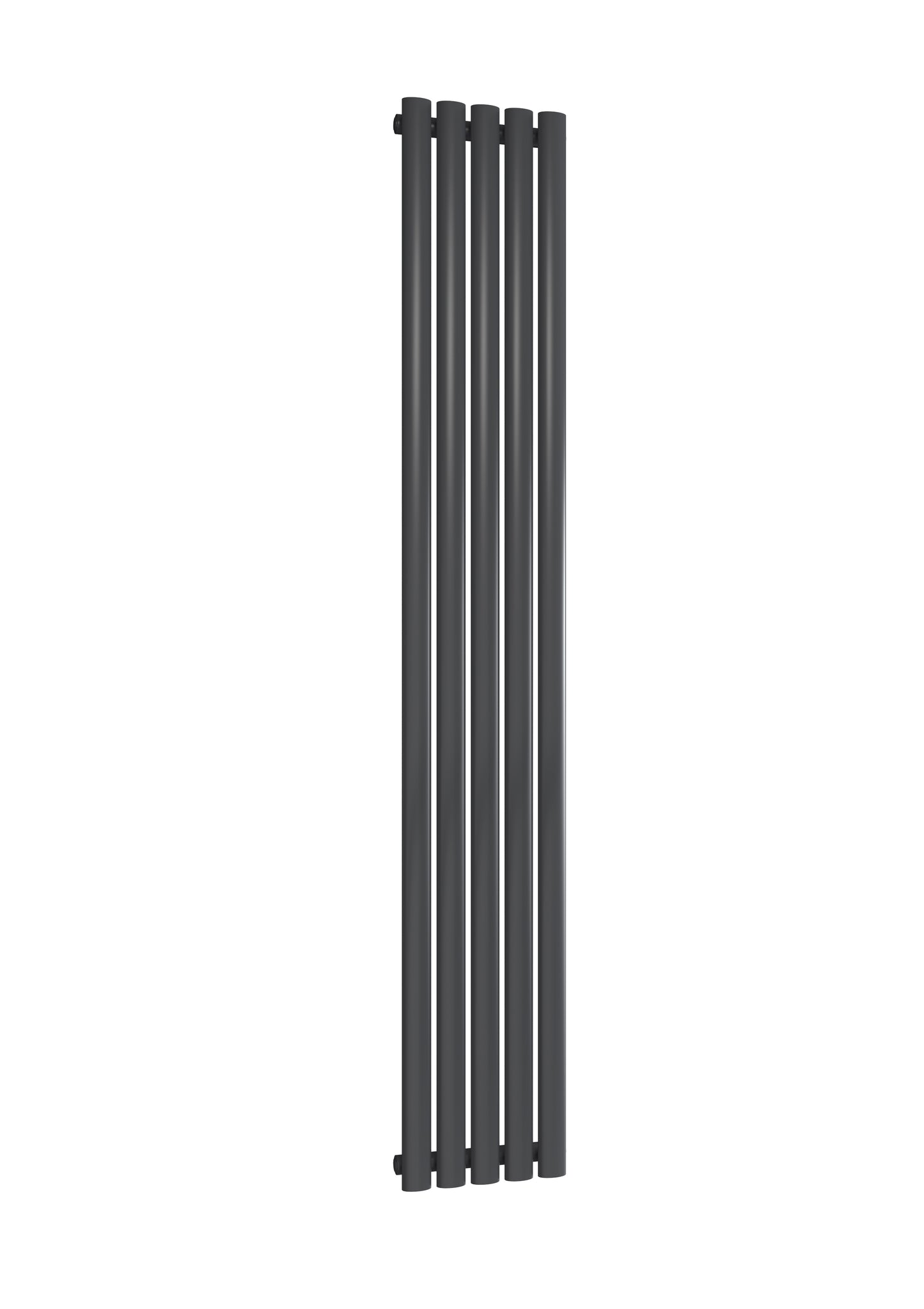 Neval Vertical Single Aluminium Radiator - 1800mm Tall - Anthracite - Various Sizes