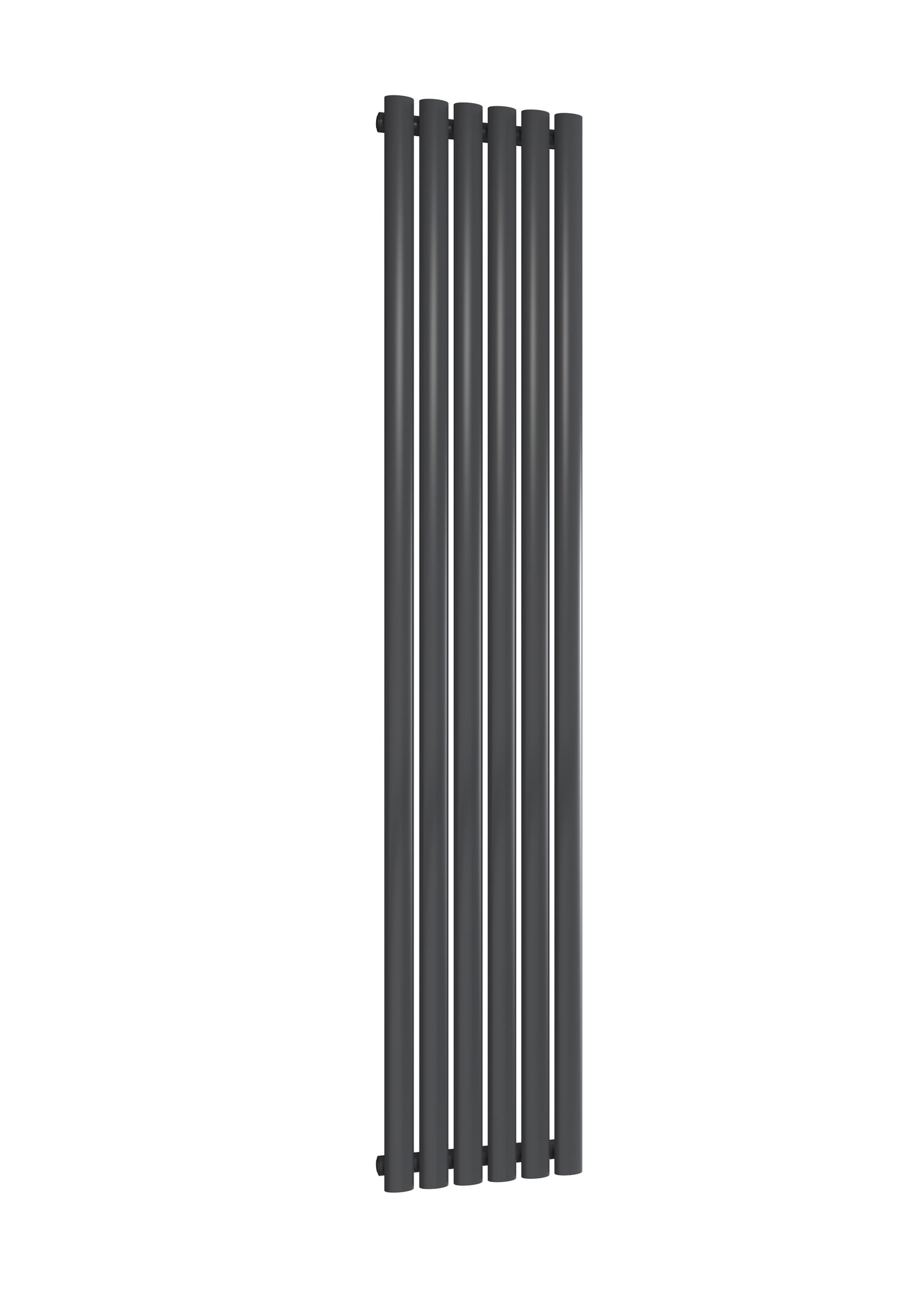 Neval Vertical Single Aluminium Radiator - 1800mm Tall - Anthracite - Various Sizes
