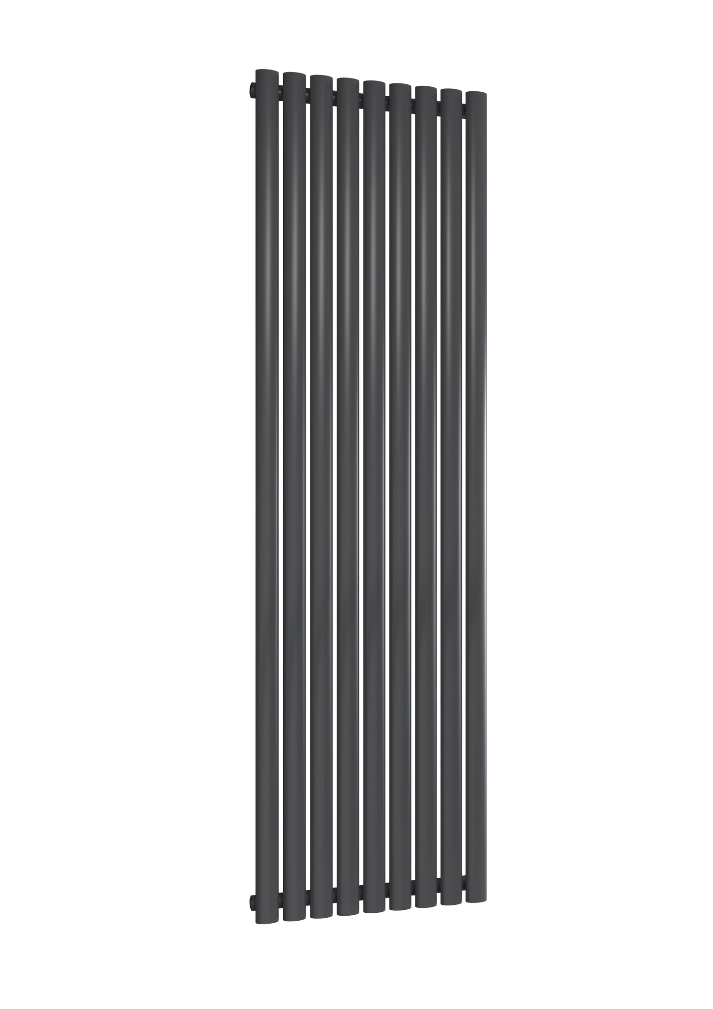 Neval Vertical Single Aluminium Radiator - 1800mm Tall - Anthracite - Various Sizes