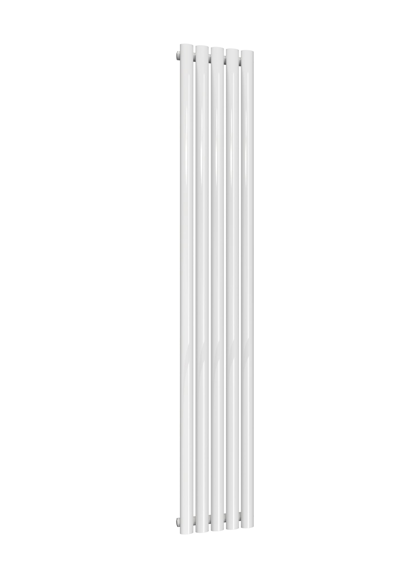 Neval Vertical Single Aluminium Radiator - 1800mm Tall - White - Various Sizes