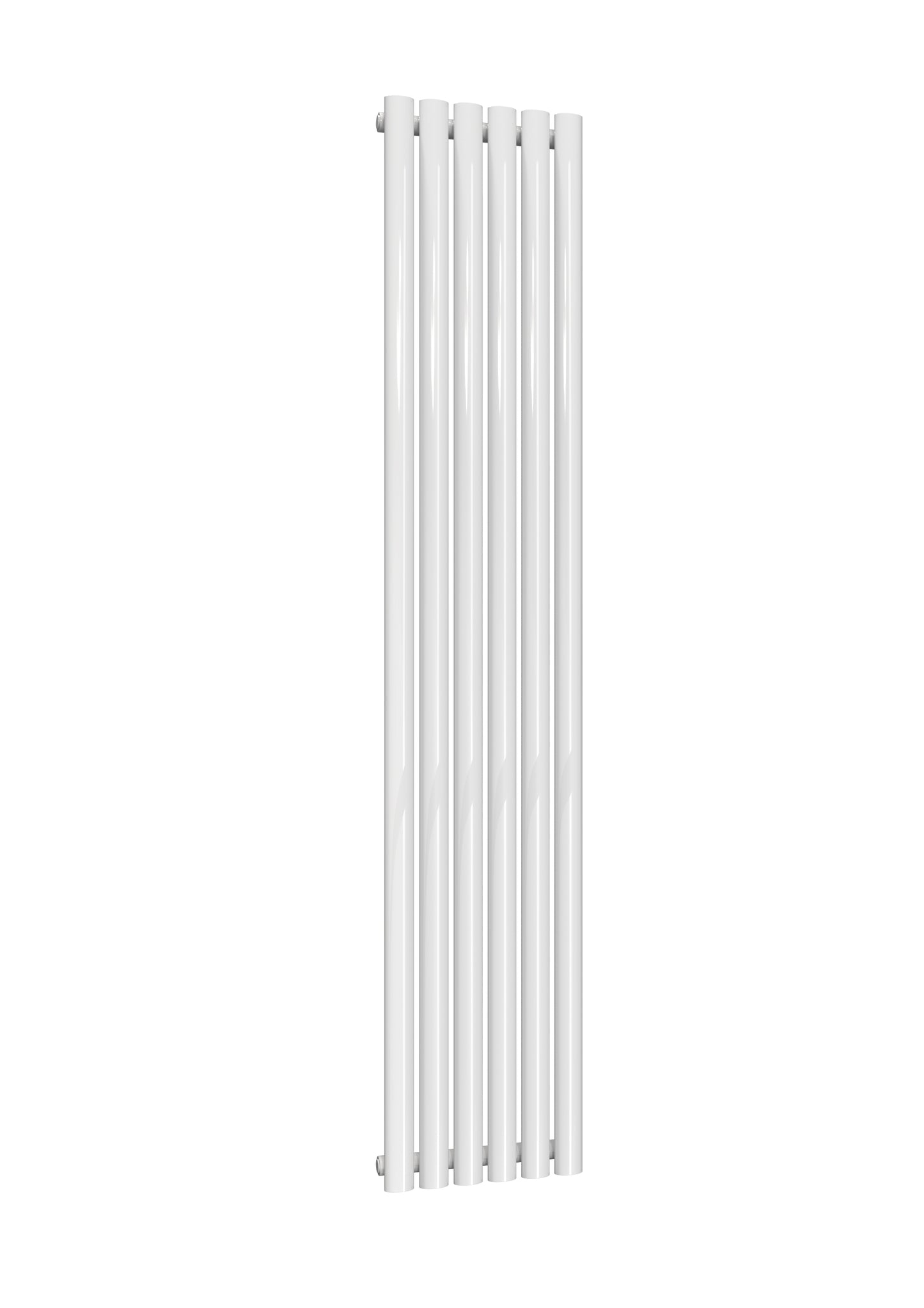 Neval Vertical Single Aluminium Radiator - 1800mm Tall - White - Various Sizes