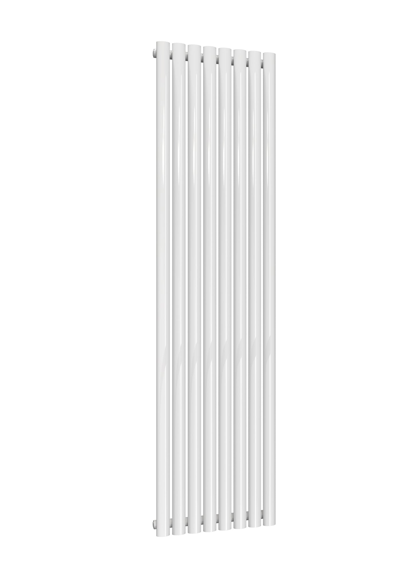 Neval Vertical Single Aluminium Radiator - 1800mm Tall - White - Various Sizes