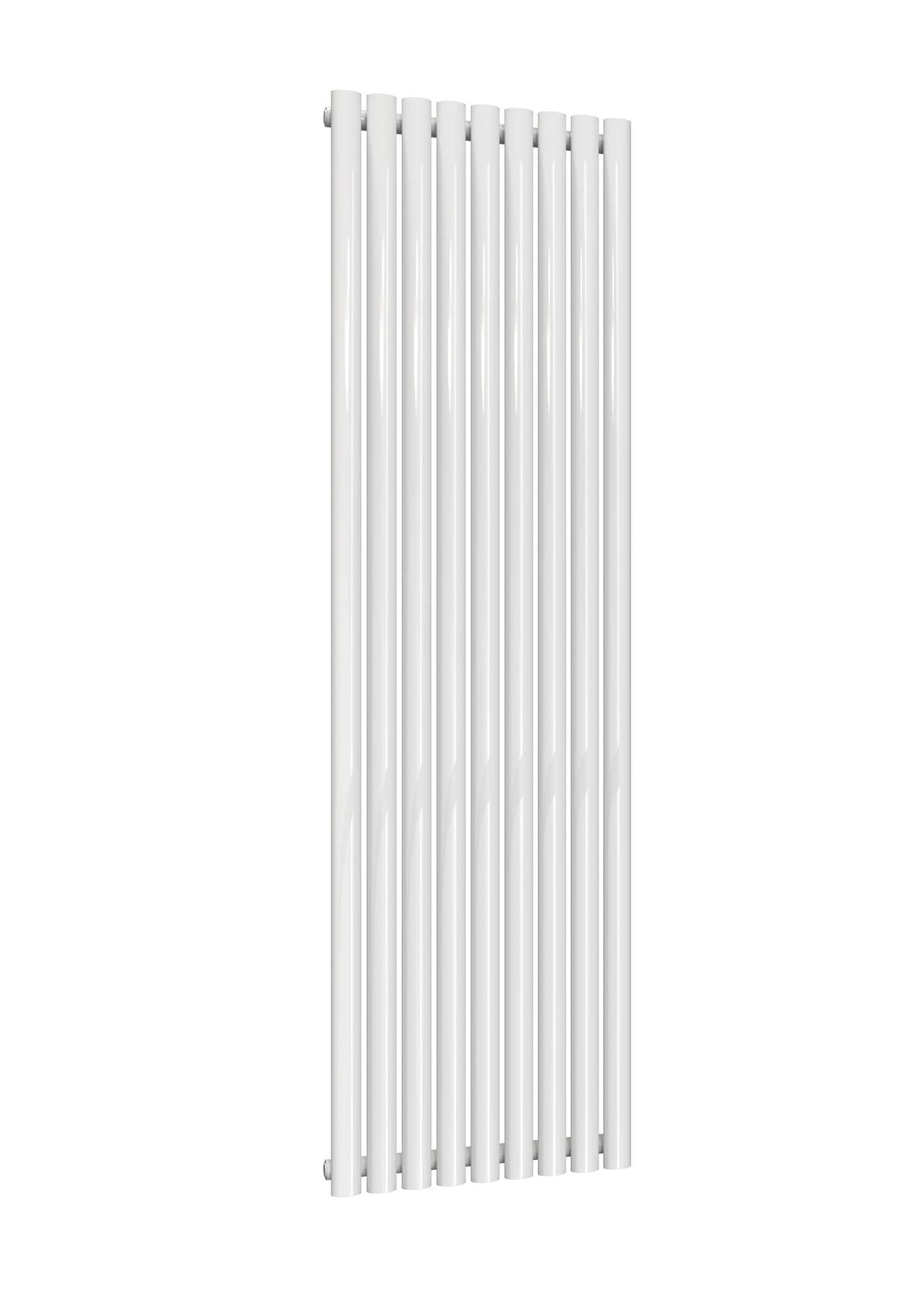 Neval Vertical Single Aluminium Radiator - 1800mm Tall - White - Various Sizes