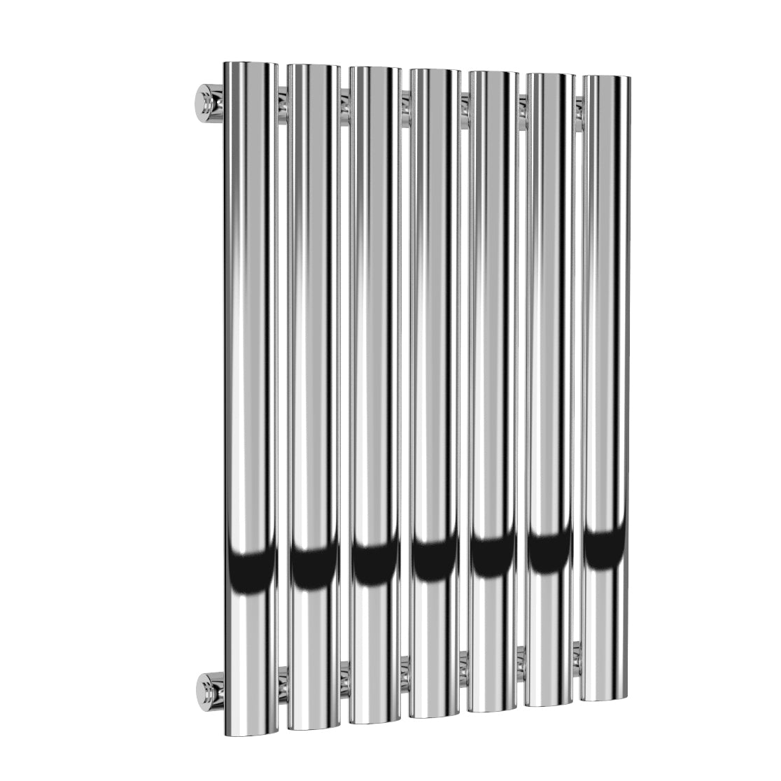 Neva Horizontal Single Radiator - 550mm Tall - Chrome - Various Sizes