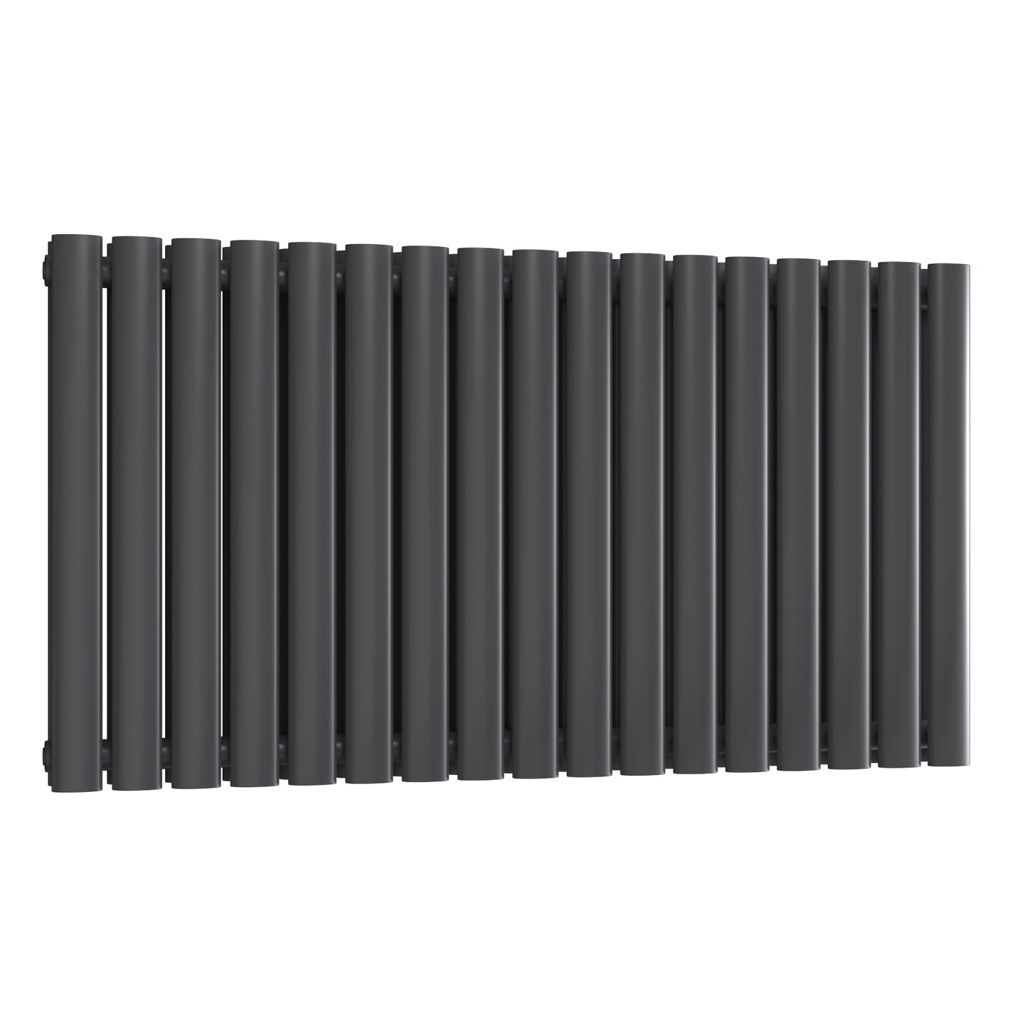 Neva Horizontal Double Radiator - 550mm Tall - Anthracite - Various Sizes