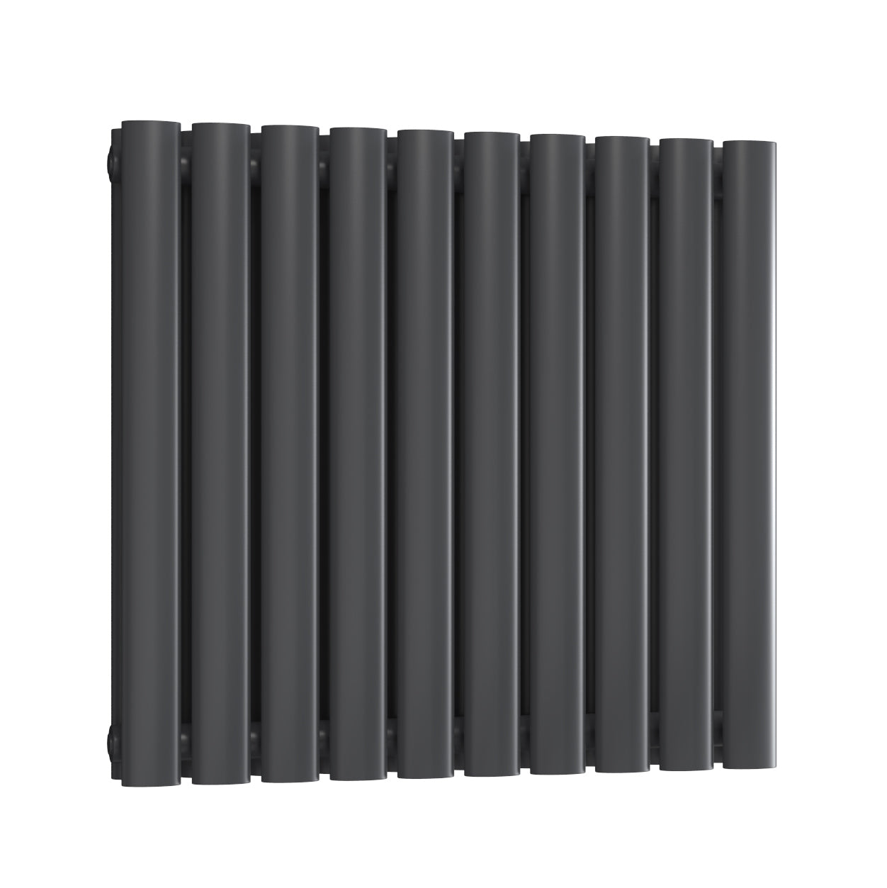 Neva Horizontal Double Radiator - 550mm Tall - Anthracite - Various Sizes