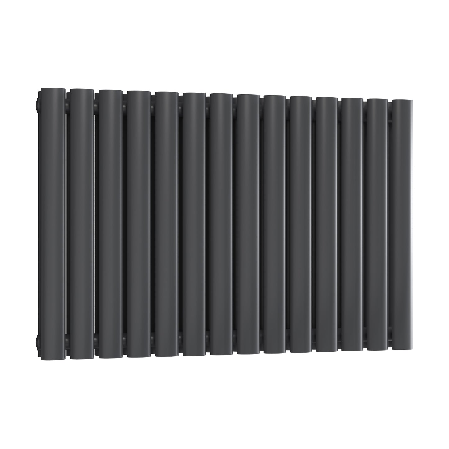 Neva Horizontal Double Radiator - 550mm Tall - Anthracite - Various Sizes