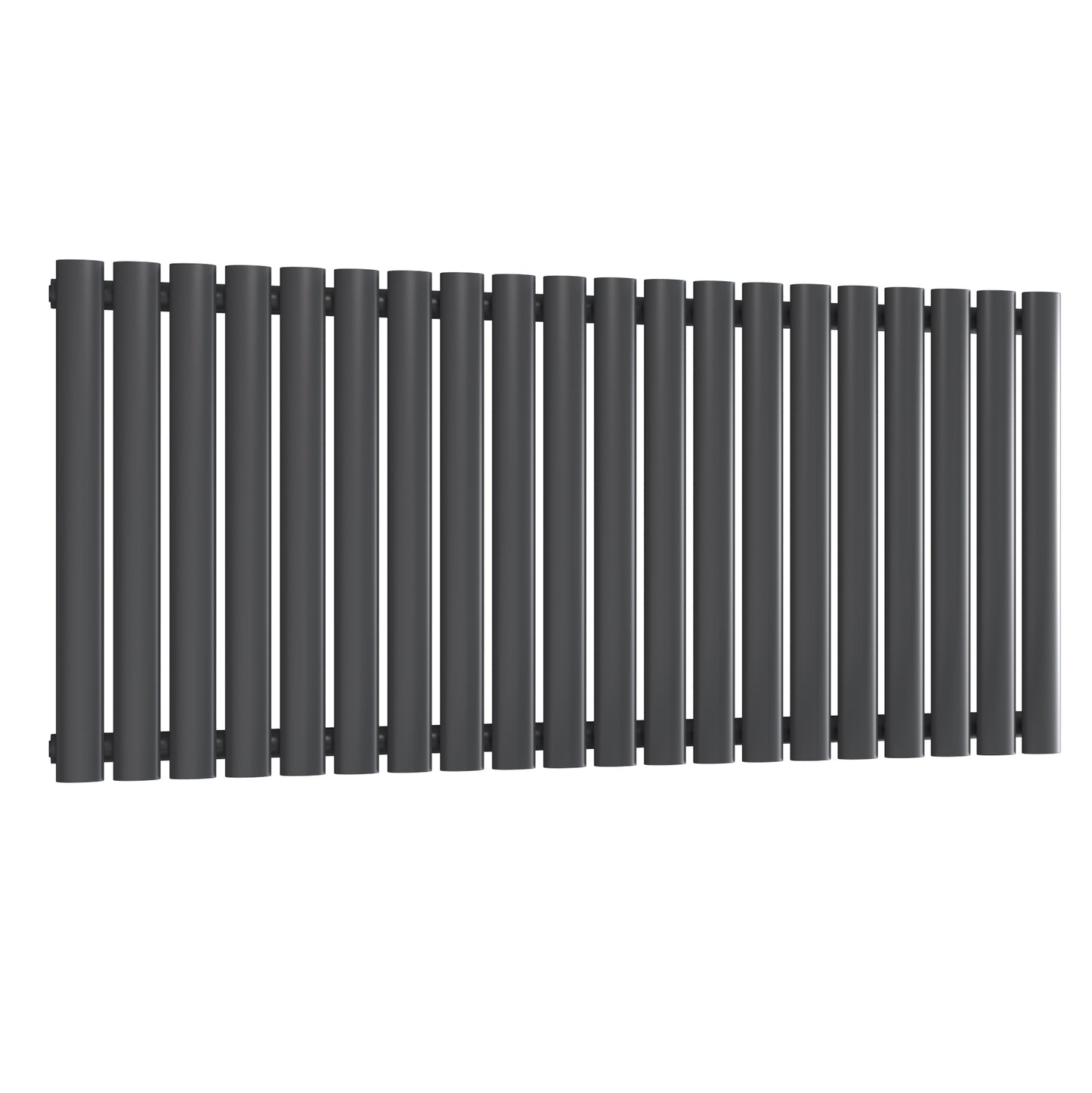 Neva Horizontal Single Radiator - 550mm Tall - Anthracite - Various Sizes