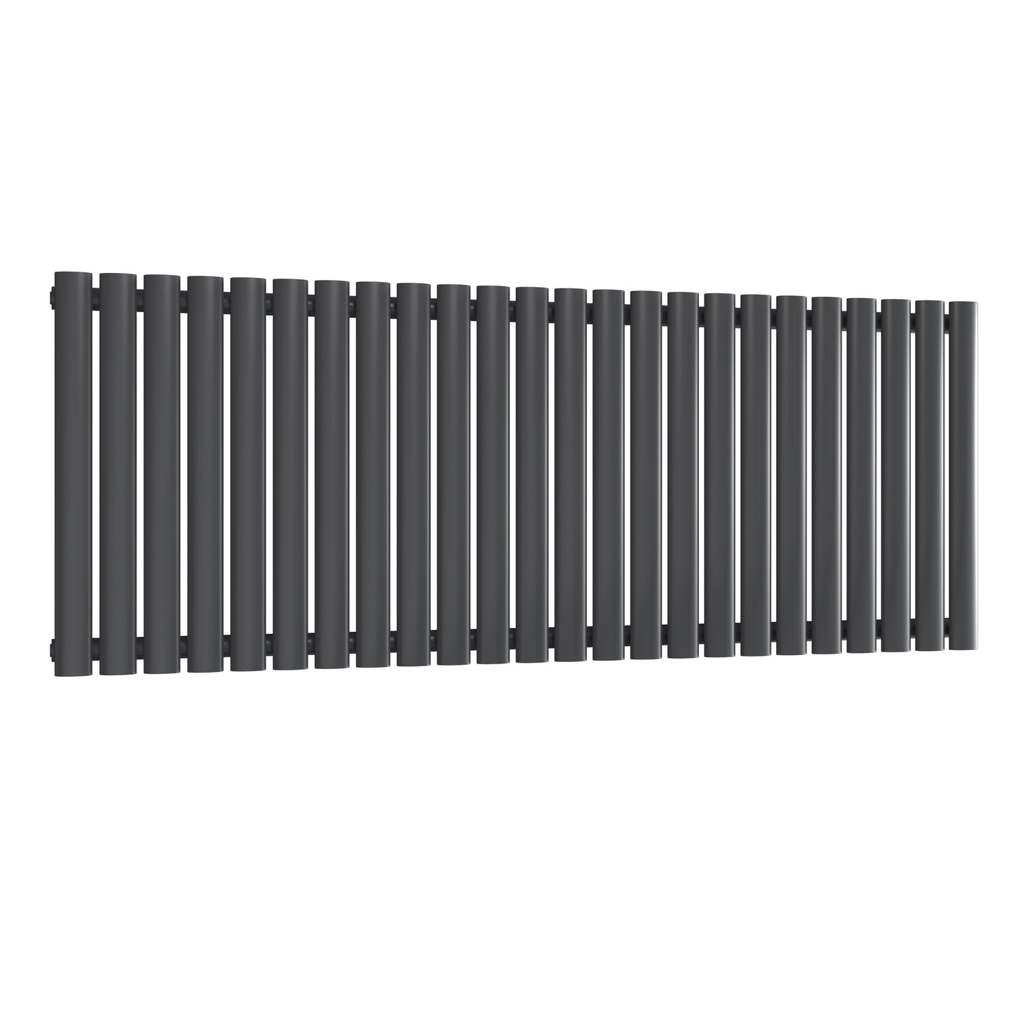 Neva Horizontal Single Radiator - 550mm Tall - Anthracite - Various Sizes