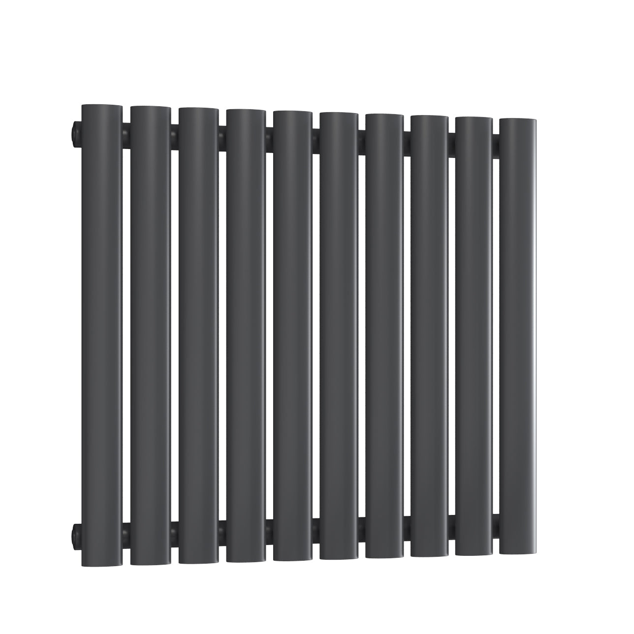 Neva Horizontal Single Radiator - 550mm Tall - Anthracite - Various Sizes