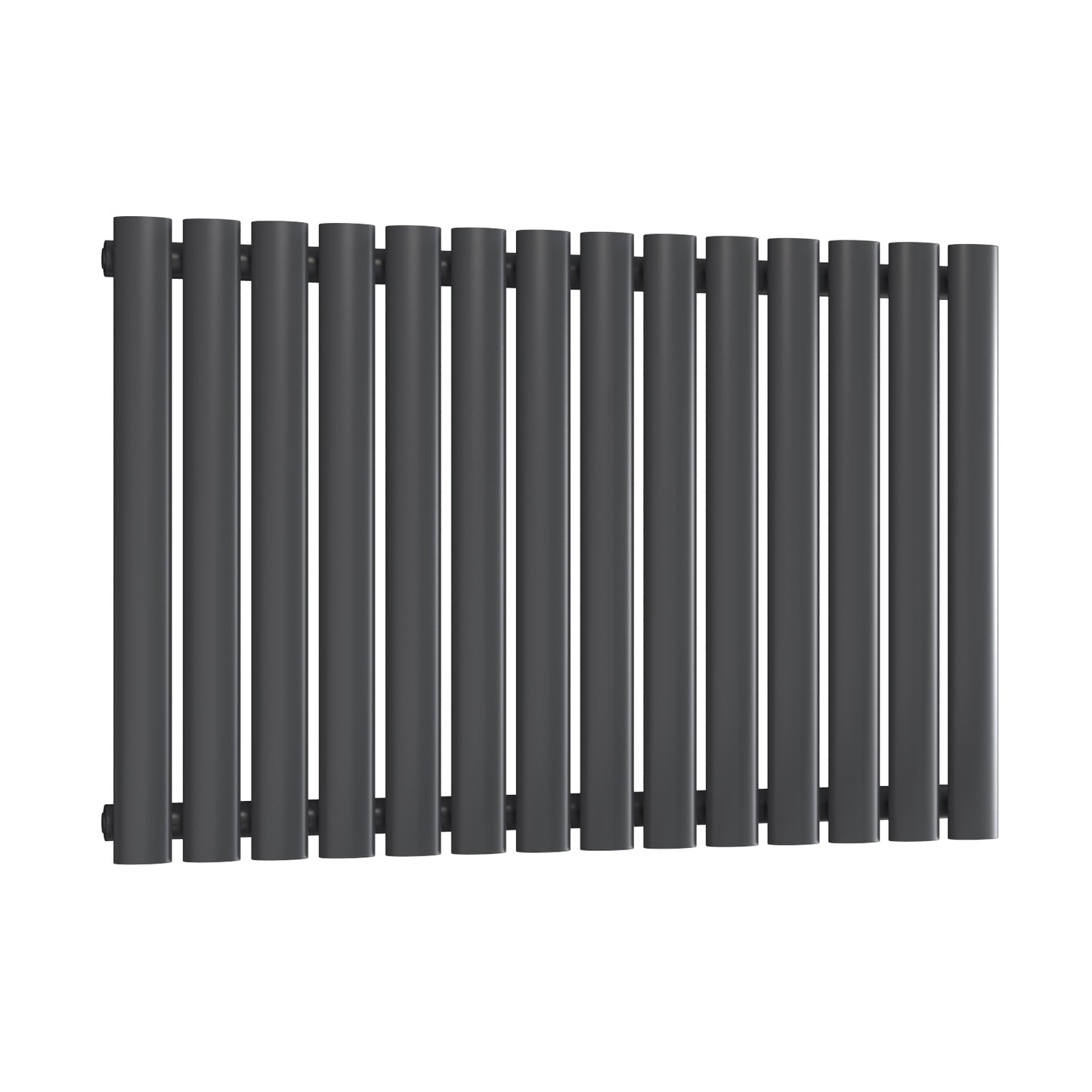 Neva Horizontal Single Radiator - 550mm Tall - Anthracite - Various Sizes