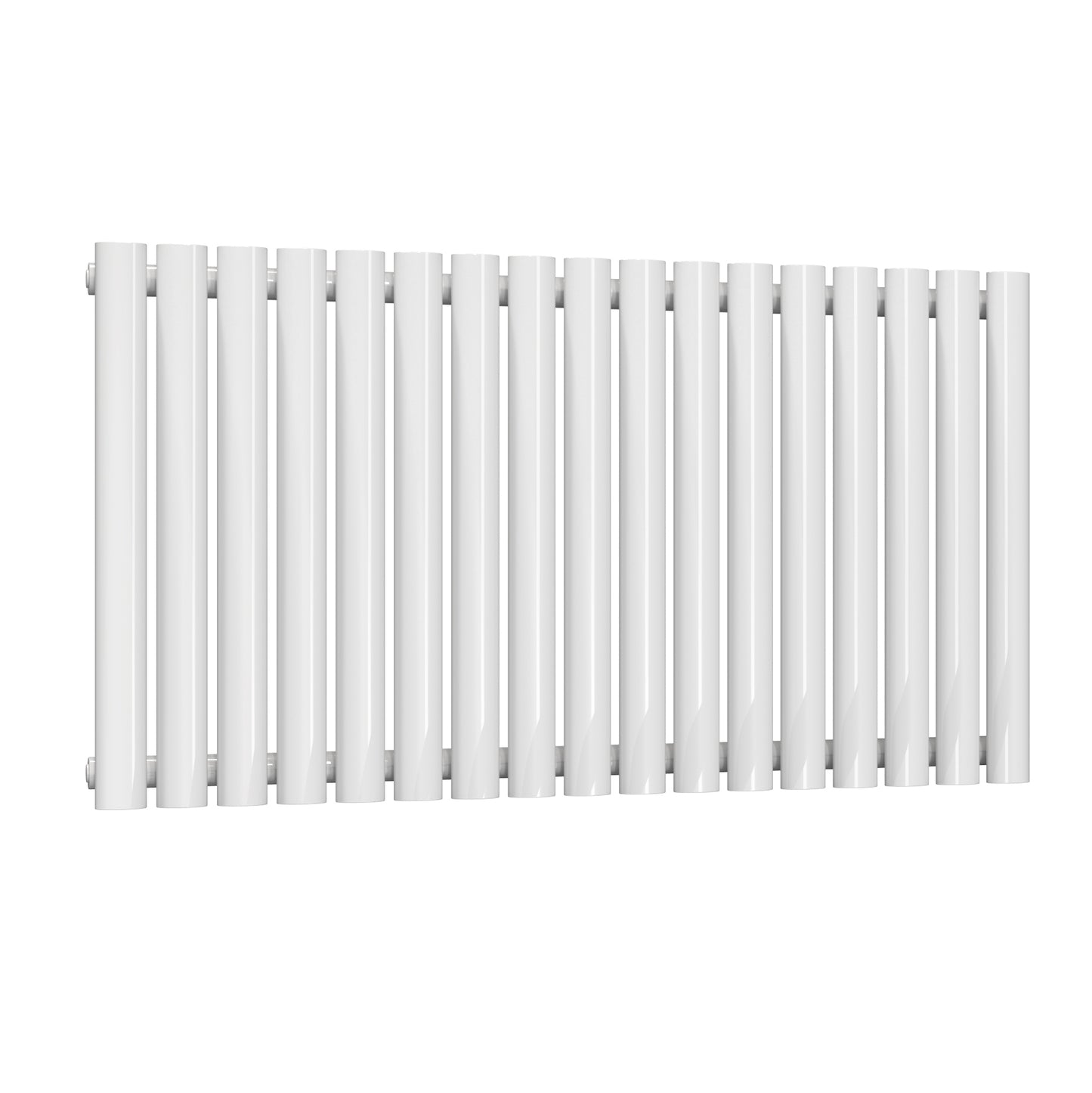 Neva Horizontal Single Radiator - 550mm Tall - White - Various Sizes