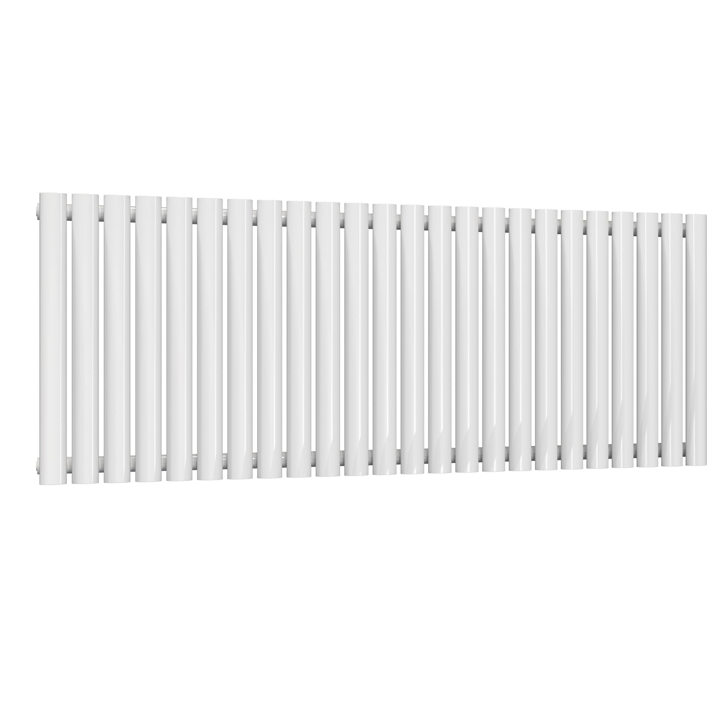 Neva Horizontal Single Radiator - 550mm Tall - White - Various Sizes