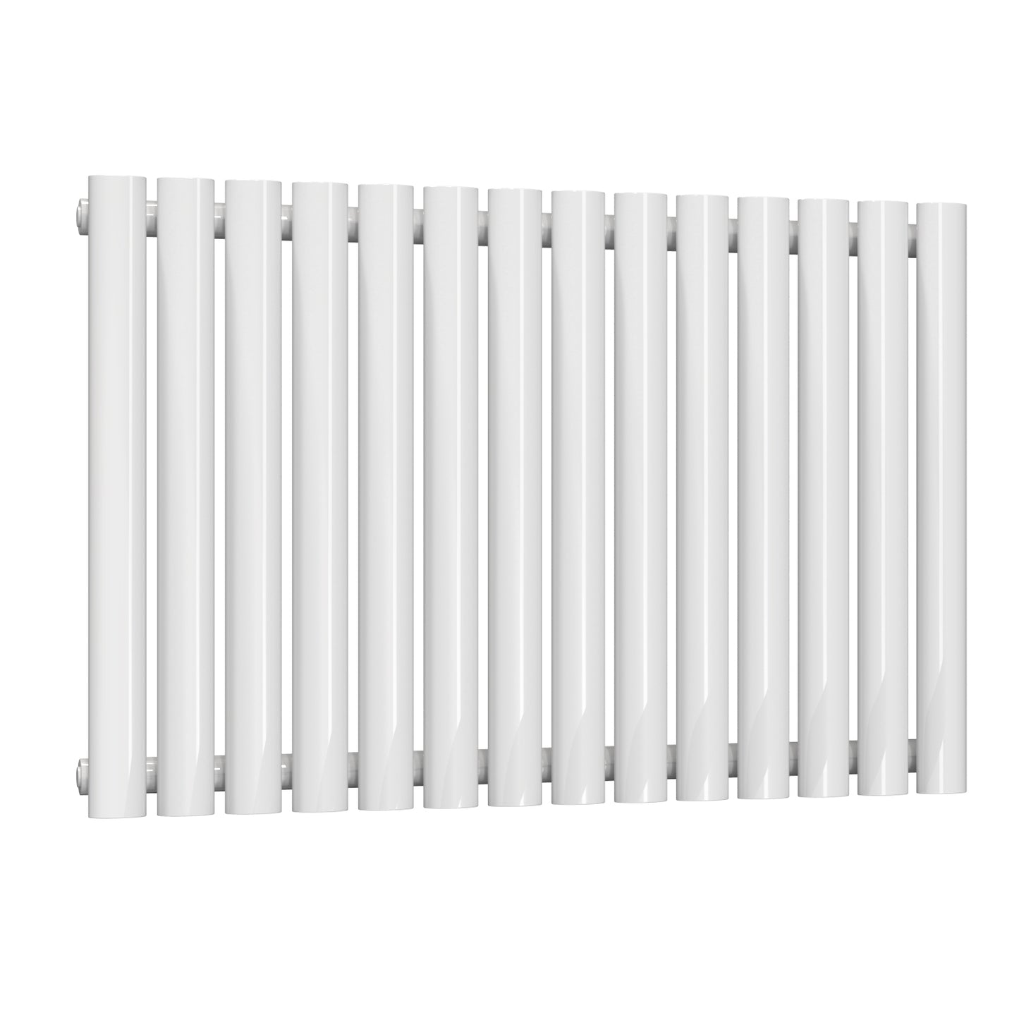 Neva Horizontal Single Radiator - 550mm Tall - White - Various Sizes