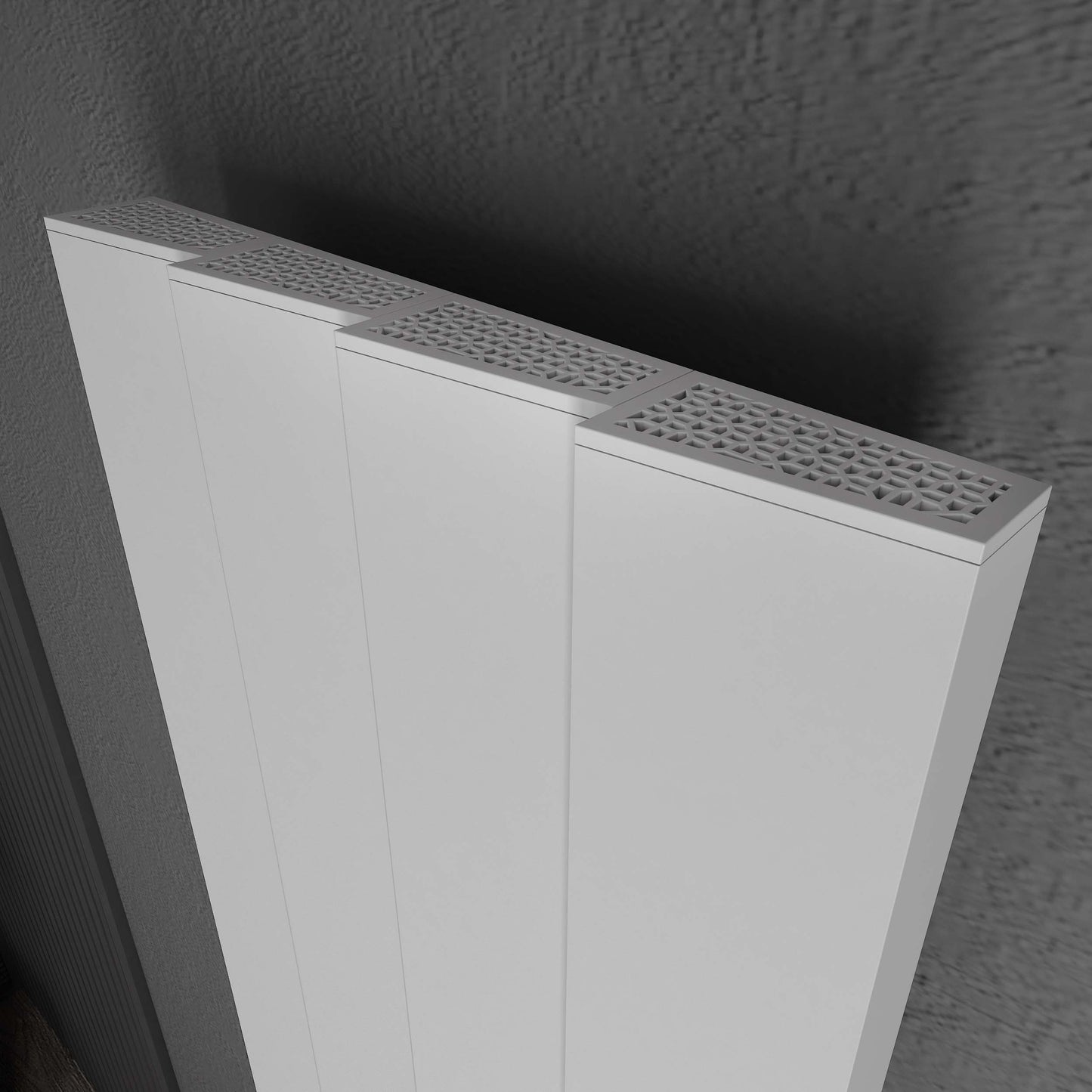 Notus Z Electric Horizontal Aluminium Radiator - 600mm Tall - Various Colours + Sizes