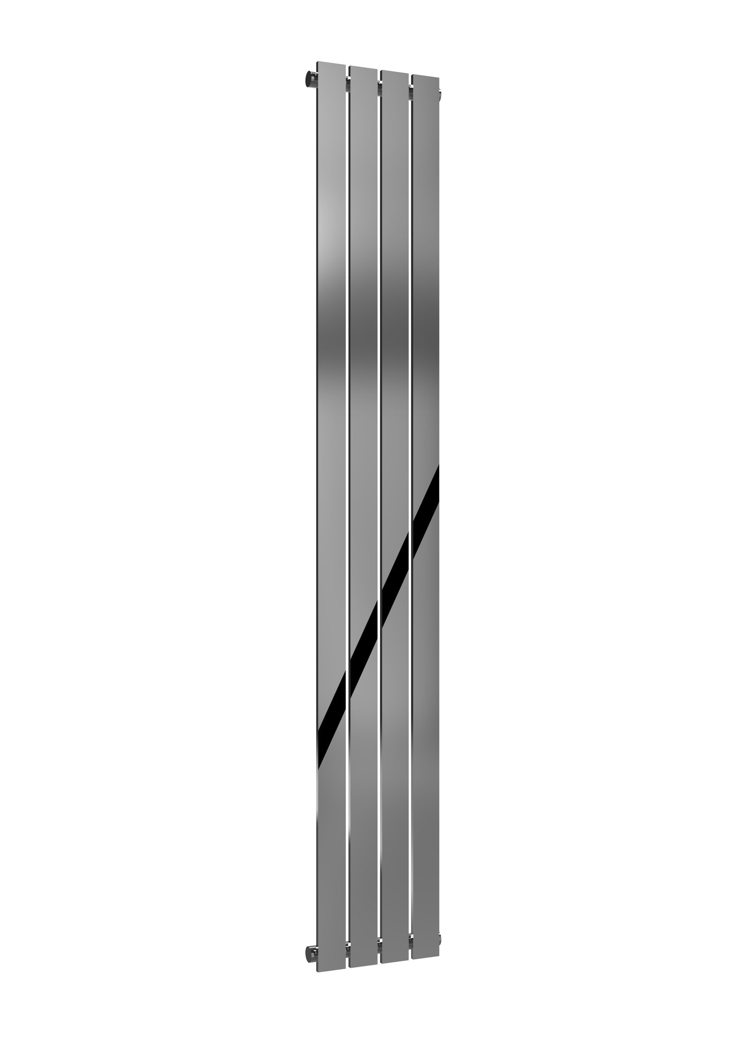 Osimo Vertical Designer Radiator - 1800mm Tall - Chrome - Various Sizes