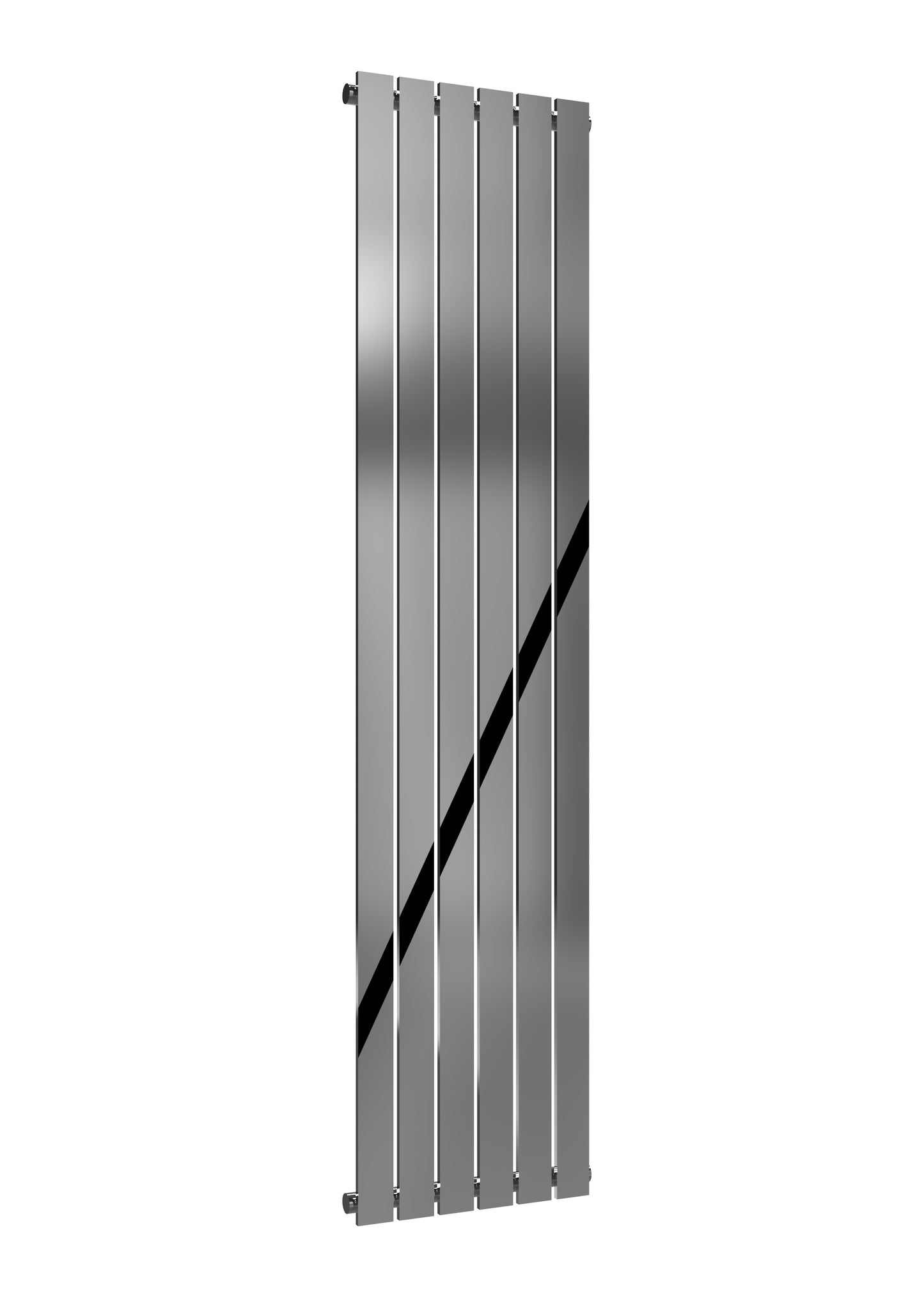 Osimo Vertical Designer Radiator - 1800mm Tall - Chrome - Various Sizes